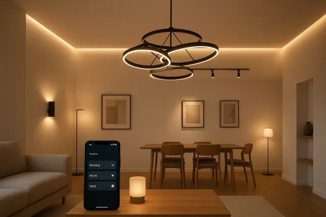 Инновационные LED-светильники и умное освещение: современный дизайн для дома